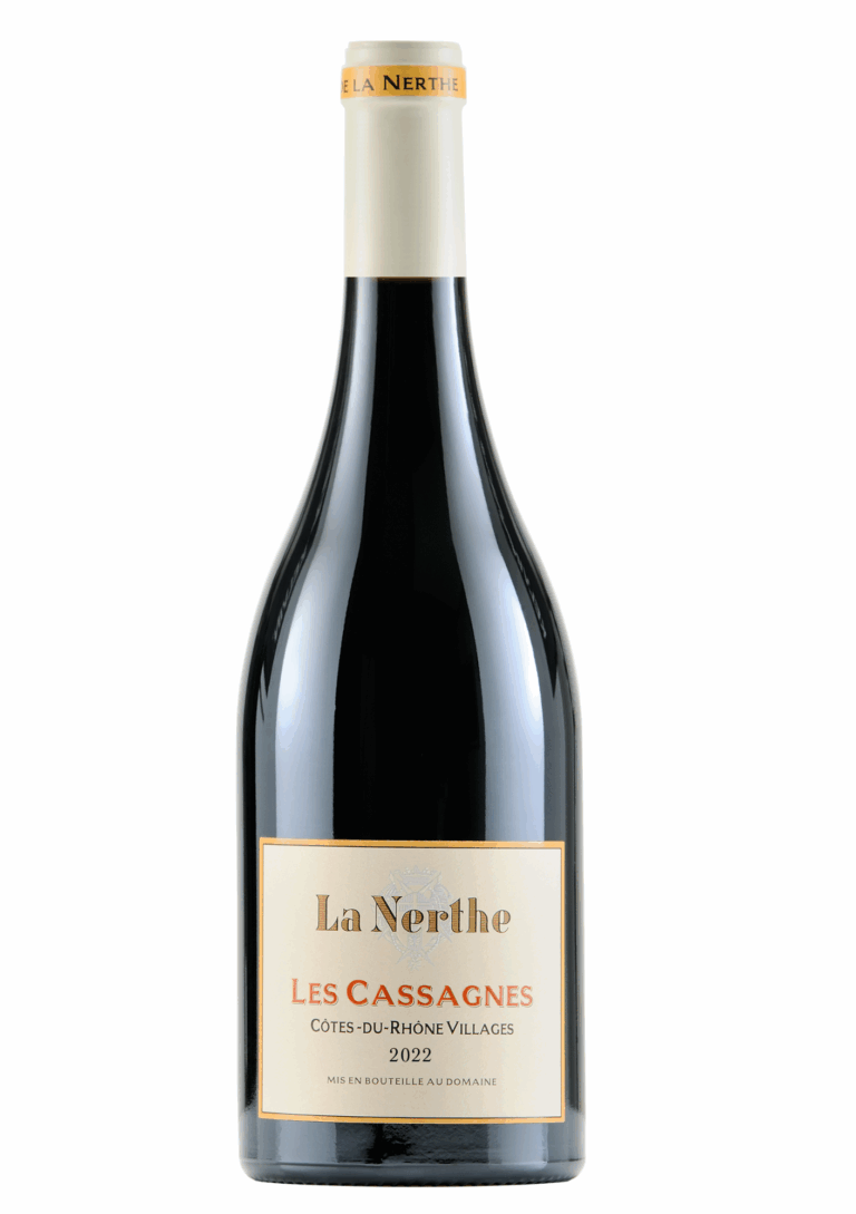 LES CASSAGNES LA NERTHE COTES DU RHONE VILLAGES ROUGE 2022 Lasipullo 75cl