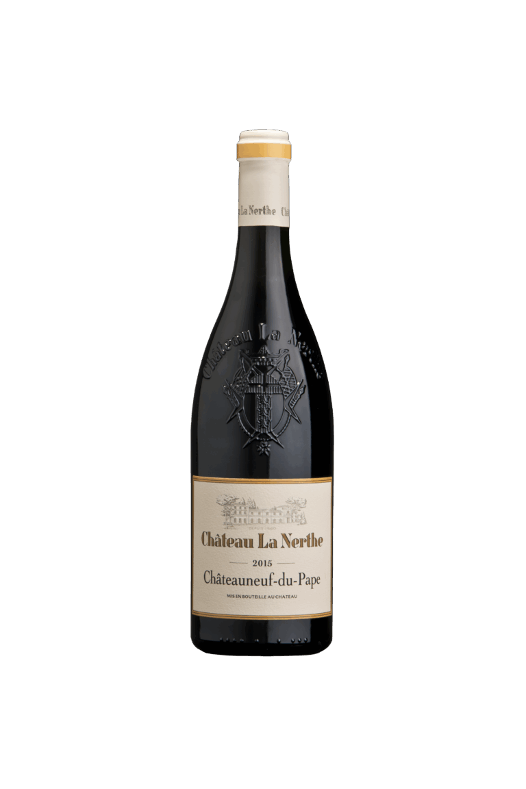 CHATEAU LA NERTHE CHATEAUNEUF-DU-PAPE ROUGE 2015 Lasipullo 75cl