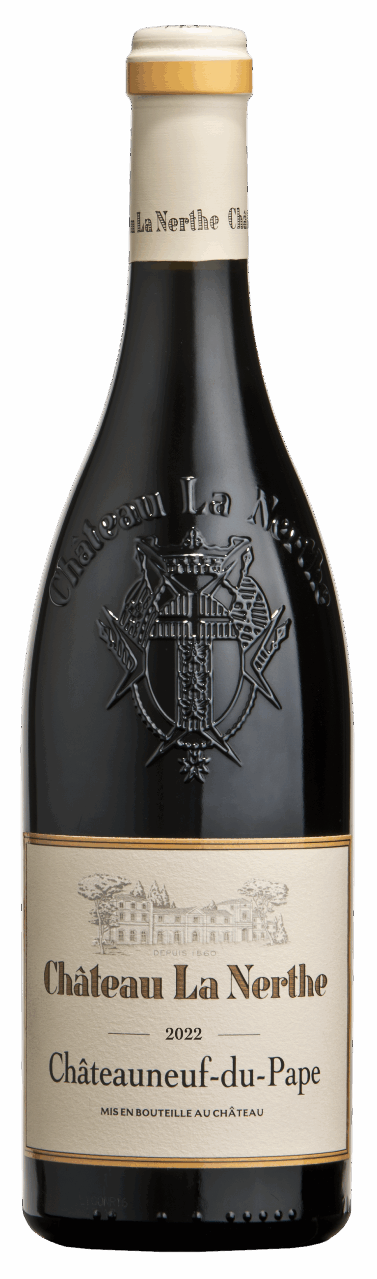 CHATEAU LA NERTHE CHATEAUNEUF-DU-PAPE ROUGE 2022 Lasipullo 75,00cl
