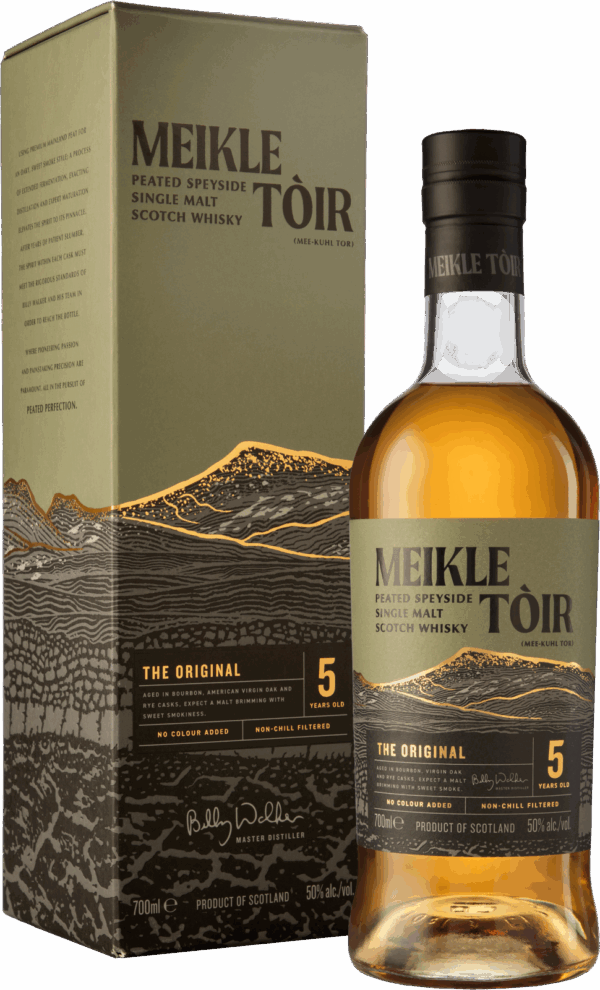 Meikle Toir 5-Year-Old The Original Peated Scotch Single Malt Whisky