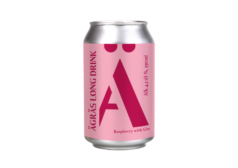 ÄGRÄS RASPBERRY WITH GIN Tölkki 33cl