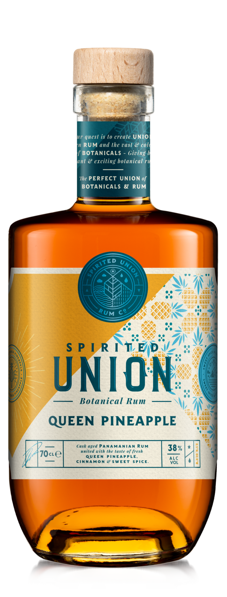 Spirited Union Queen Pineapple Rum Lasipullo 70cl