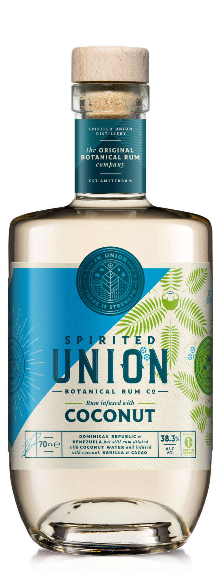 Spirited Union Coconut Rum Lasipullo 70cl